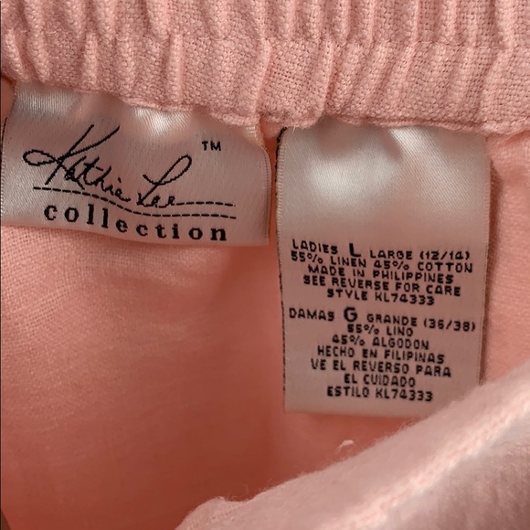 Kathie Lee Collection linen skirt - Picture 3 of 5